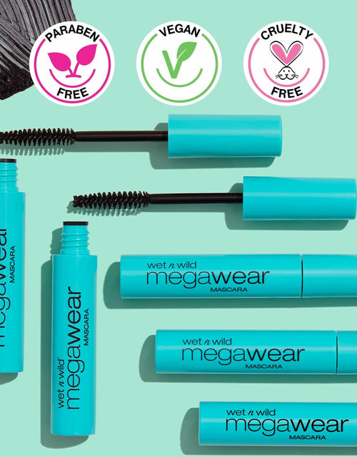 Load image into Gallery viewer, wet n wild Megawear Mascara Black 0.24 fl oz Volumizing Vegan Cruelty-Free
