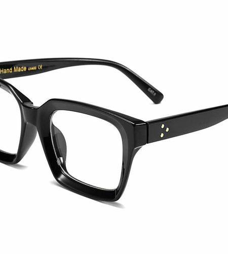 FEISEDY B2461 Square Thick Eyeglasses Frame Classic Unisex Eyewear