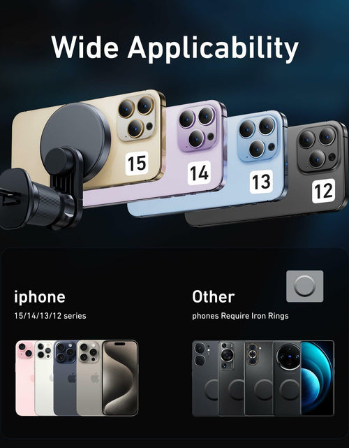 Load image into Gallery viewer, NIYEVN MagSafe Car Mount, 20 Magnets, 360° Rotation, Air Vent Holder
