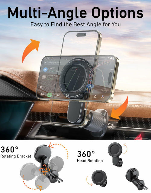 Load image into Gallery viewer, NIYEVN MagSafe Car Mount, 20 Magnets, 360° Rotation, Air Vent Holder
