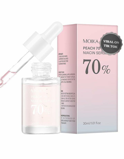Load image into Gallery viewer, Moika Peach 70 Niacinamide Serum 30ml Hydrating Brightening Face Serum - New
