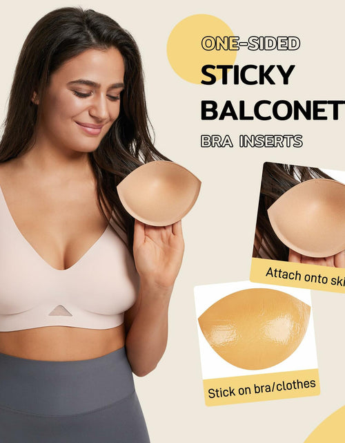 Load image into Gallery viewer, Niidor Sticky Bra Pads Inserts Double-Sided Invisible Push Up Enhancers
