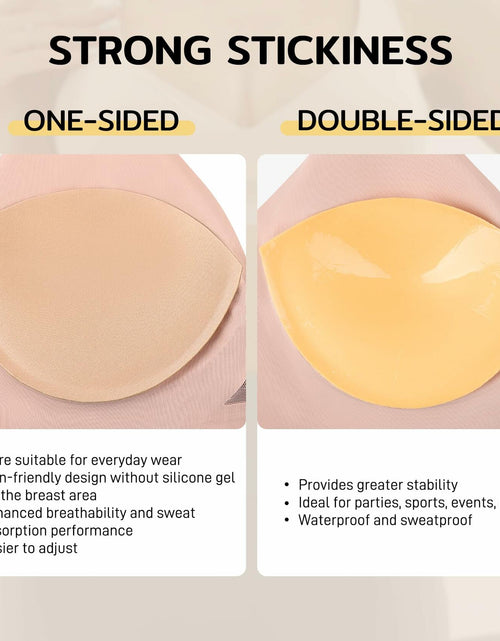 Load image into Gallery viewer, Niidor Sticky Bra Pads Inserts Double-Sided Invisible Push Up Enhancers
