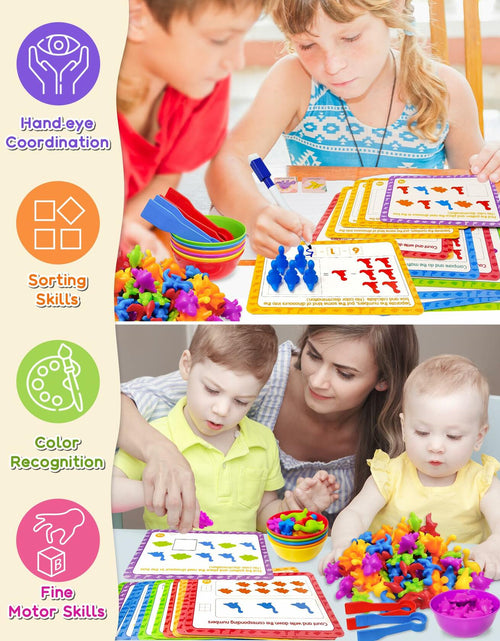 Load image into Gallery viewer, Yetonamr Montessori Counting Dinosaurs Educational Toy Set for Kids
