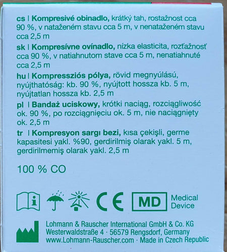 BestBy12/28 Rosidal K 6cm x 5m Short Stretch Compression Bandage
