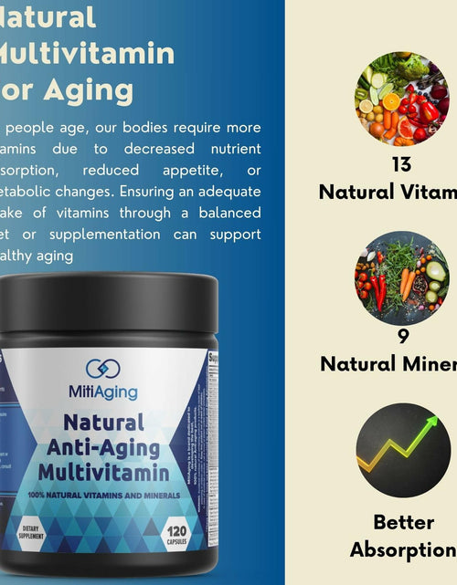 Load image into Gallery viewer, BestBy02/26 MitiAging Multi-Vitamin 30 Day Supply Natural Vitamins Minerals
