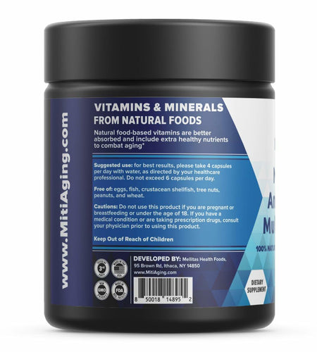 BestBy02/26 MitiAging Multi-Vitamin 30 Day Supply Natural Vitamins Minerals