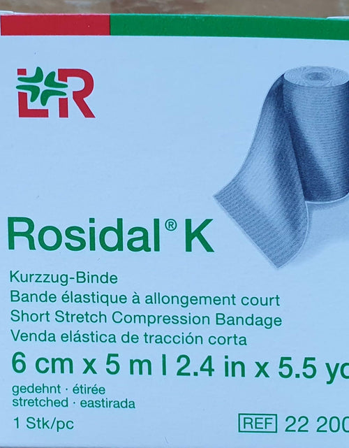 Load image into Gallery viewer, BestBy12/28 Rosidal K 6cm x 5m Short Stretch Compression Bandage

