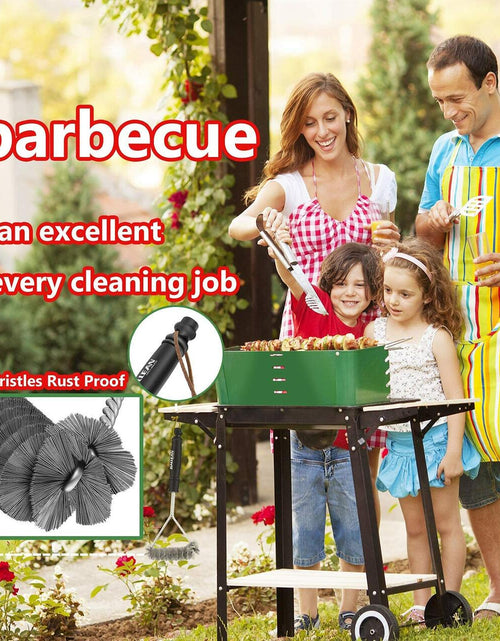 Load image into Gallery viewer, DALLEAN BBQ Grill Brush Durable Rust Resistant Bristles Outdoor Cleaning Tool
