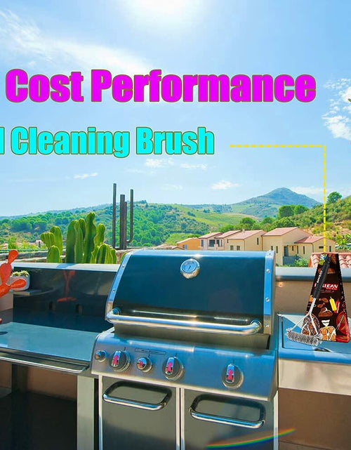 Load image into Gallery viewer, DALLEAN BBQ Grill Brush Durable Rust Resistant Bristles Outdoor Cleaning Tool
