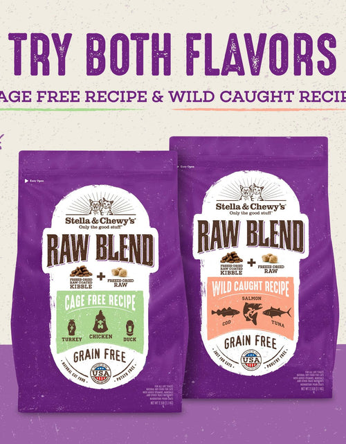 Load image into Gallery viewer, BB01/25 Stella &amp; Chewy's Raw Blend Cat Food 2.5 lb Grain Free Protein Rich Poultry
