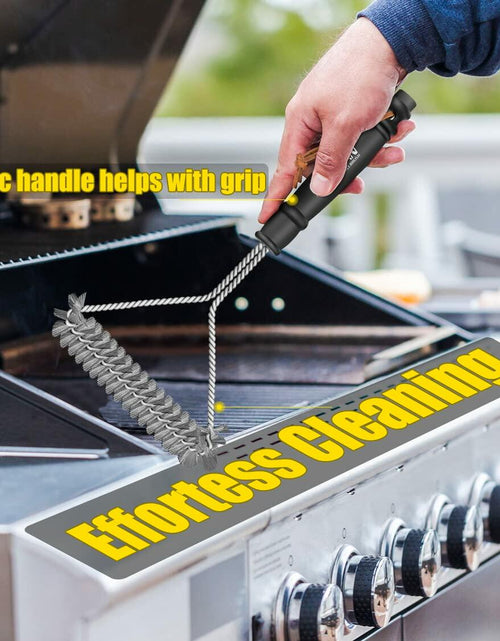 Load image into Gallery viewer, DALLEAN BBQ Grill Brush Durable Rust Resistant Bristles Outdoor Cleaning Tool
