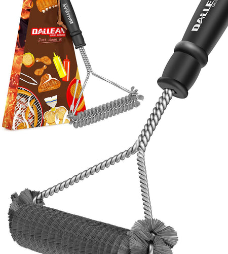 DALLEAN BBQ Grill Brush Durable Rust Resistant Bristles Outdoor Cleaning Tool
