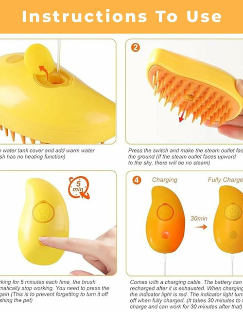 Load image into Gallery viewer, Renforcer 3-in-1 Silicone Cat Brush Groomer Massager Shedding Grooming

