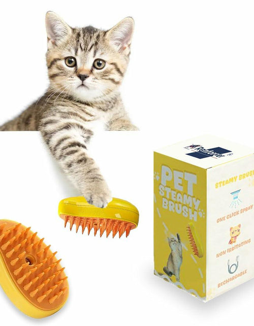 Load image into Gallery viewer, Renforcer 3-in-1 Silicone Cat Brush Groomer Massager Shedding Grooming
