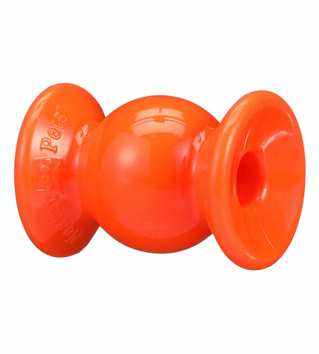 NEATER PET BRANDS Rolly Cannoli Large Classic Orange Mess Proof Treat Toy