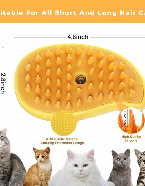 Load image into Gallery viewer, Renforcer 3-in-1 Silicone Cat Brush Groomer Massager Shedding Grooming
