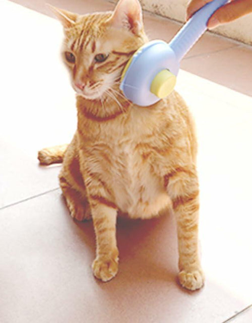 Load image into Gallery viewer, Landwill Pet Brush Yellow Bear Self Cleaning Grooming Tool for Cats &amp; Dogs
