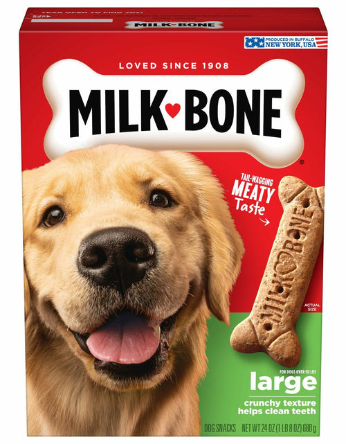 Load image into Gallery viewer, BestBy03/26 Milk-Bone Original Dog Treats 24oz Large Dogs Crunchy Biscuits
