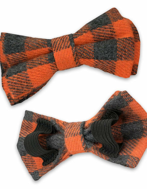 Load image into Gallery viewer, NaviTagi Cat Breakaway Collar XS Bell Bow Tie Personalized QR ID Kitten Adult

