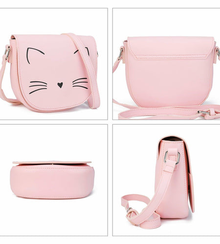 Gladdon Crossbody Bag Small Light Pink Purse for Teen Girls, Preteen