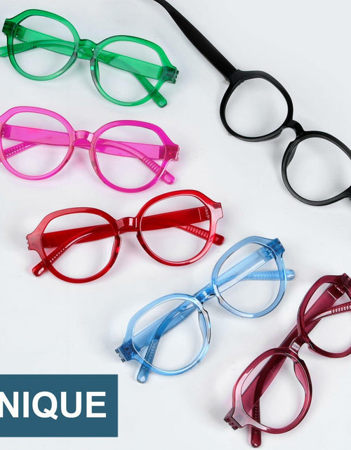 Load image into Gallery viewer, BLUELESS 6-Pack Oversized Reading Glasses +3.50 Metalless Screwless Spring
