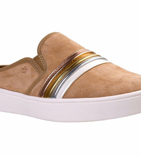 Spenco Women's St. Barts Slide Mule Tan Size 8.5 Comfortable Orthotic