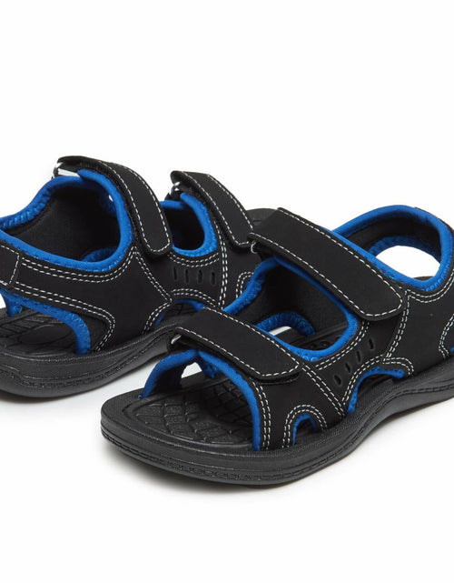 Load image into Gallery viewer, Skysole Boys Double Adjustable Strap Lightweight Slippers Royal Size 5-6 Toddler
