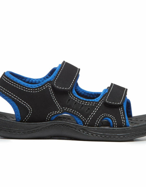 Load image into Gallery viewer, Skysole Boys Double Adjustable Strap Lightweight Slippers Royal Size 7-8 Toddler
