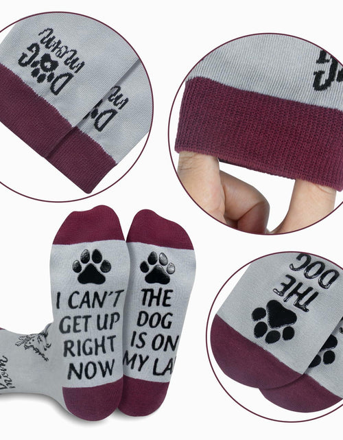 Load image into Gallery viewer, Huahui Dog Mom Socks for Women, Funny Dog Lover Gifts, 1 Pair

