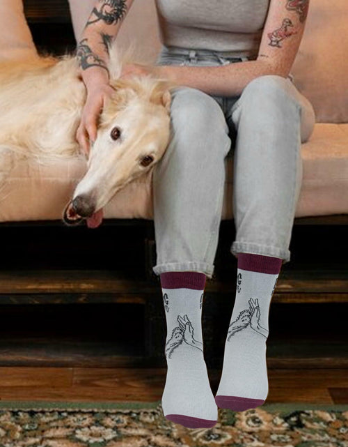Load image into Gallery viewer, Huahui Dog Mom Socks for Women, Funny Dog Lover Gifts, 1 Pair
