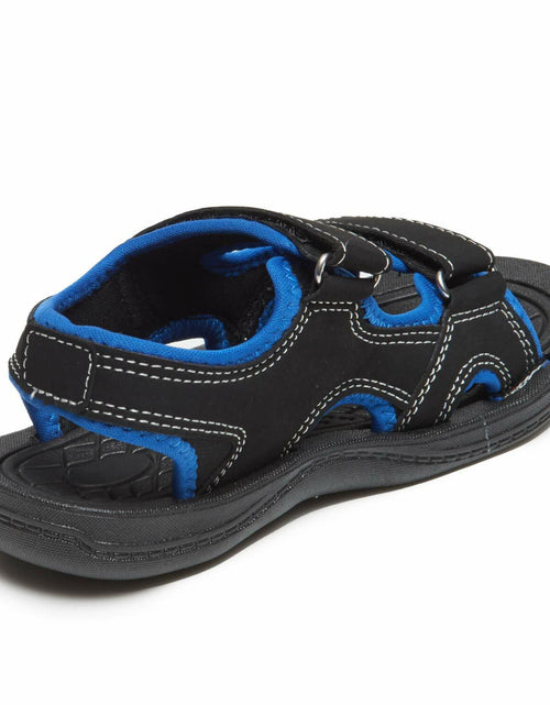 Load image into Gallery viewer, Skysole Boys Double Adjustable Strap Lightweight Slippers Royal Size 7-8 Toddler
