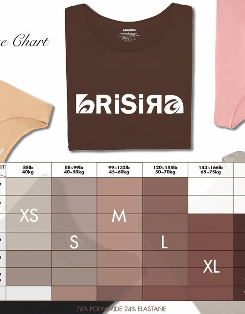 Load image into Gallery viewer, BRISIRA Women's Brown Long Sleeve Scoop Neck Crop Top Slim Fit Size S
