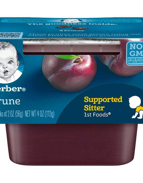 Load image into Gallery viewer, BestBy10/25 Gerber 1st Foods Prune Puree 2oz Tubs 16-Pack Natural Non-GMO
