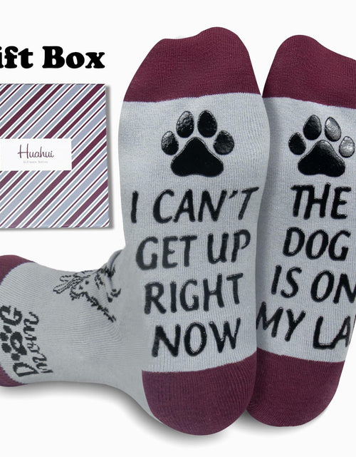 Load image into Gallery viewer, Huahui Dog Mom Socks for Women, Funny Dog Lover Gifts, 1 Pair
