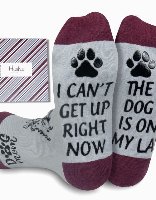 Load image into Gallery viewer, Huahui Dog Mom Socks for Women, Funny Dog Lover Gifts, 1 Pair
