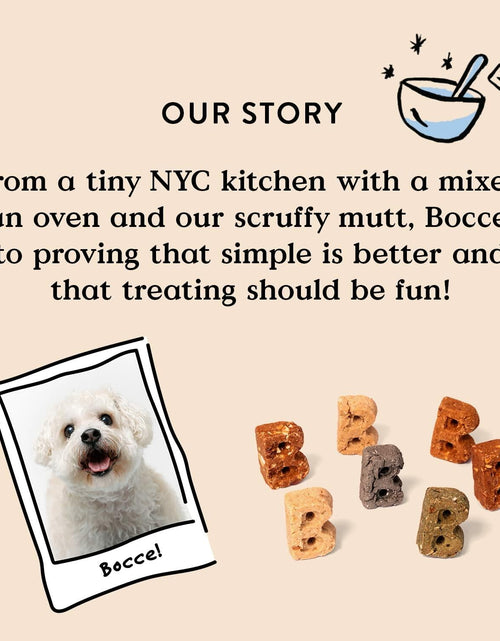Load image into Gallery viewer, BestBy01/25 Bocce's Bakery Bac'N Nutty Dog Treats PB &amp; Bacon Wheat-Free 5oz USA
