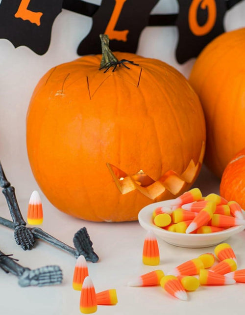 Load image into Gallery viewer, M2cbridge Halloween Resin Candy Corn Mini 3D with Eyepin 60pcs
