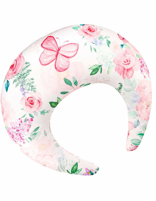 Load image into Gallery viewer, CARUILI Nursing Pillow Cover Pink Floral Ultra Soft Comfortable Only Case
