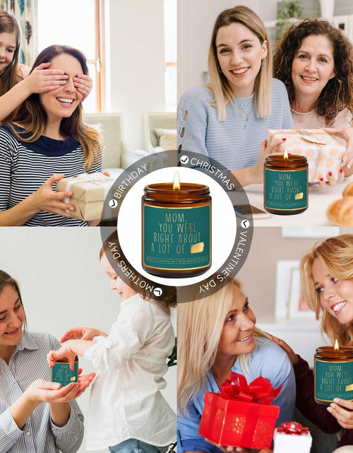 Load image into Gallery viewer, Lavender Candle Gift for Mom - Scented Soy Wax, Relaxing Aromatherapy 9oz

