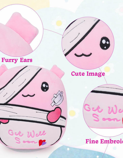 Load image into Gallery viewer, MOFUSAN Axolotl Plush Toy 12'' Soft Stuffed Animal Get Well Soon Gift
