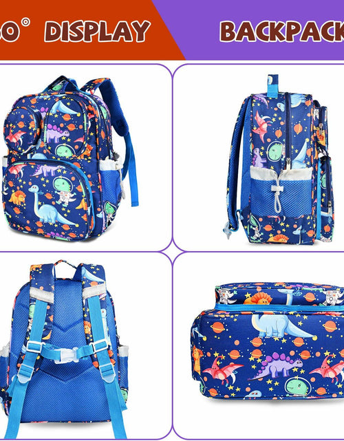 Load image into Gallery viewer, LOKESWEI Toddler Backpack 14" Blue Lightweight Durable Water-Resistant
