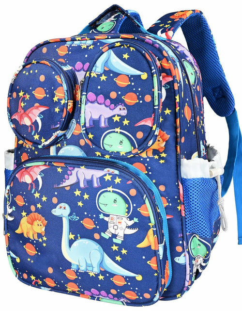 Load image into Gallery viewer, LOKESWEI Toddler Backpack 14" Blue Lightweight Durable Water-Resistant
