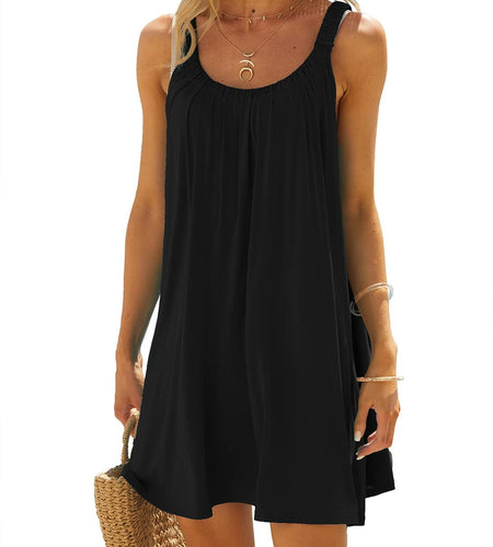 Jar of Love Women's Black Bathing Suit Cover Up Casual Beach Dress Size S