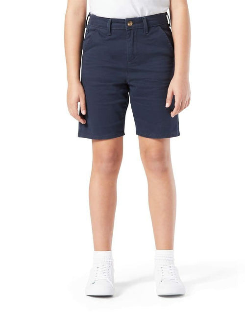 Load image into Gallery viewer, Levi Strauss Signature Gold Girls' Uniform Shorts, (New) Navy Blazer, 5
