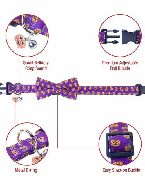 Load image into Gallery viewer, SuperBuddy Adjustable Dog Collar with Bowtie - Small Medium Large Sizes
