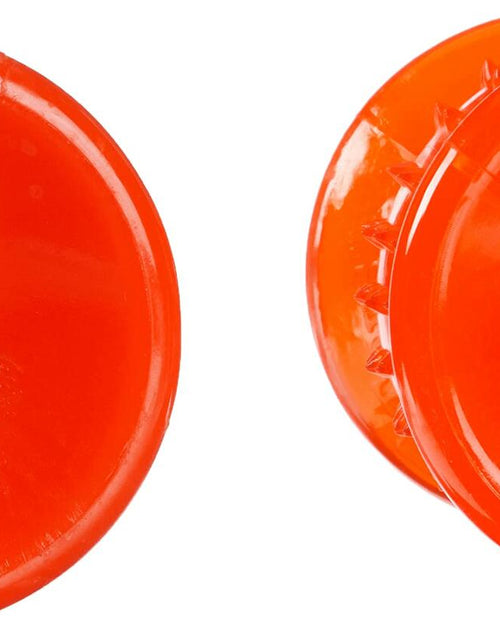 Load image into Gallery viewer, Neater Pets Rolly Cannoli 2 Pack Orange &amp; Clear - 1 Bumpy &amp; 1 Solid
