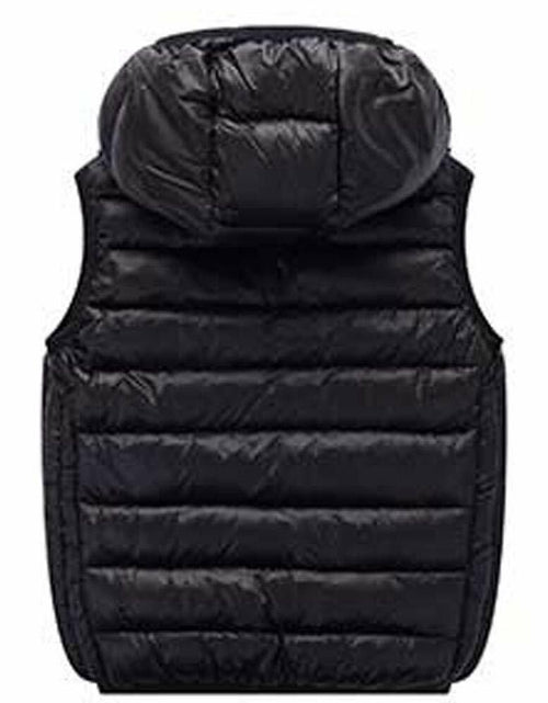 Load image into Gallery viewer, LANBAOSI Kids Winter Hooded Puffer Vest Lightweight Sleeveless Size 4T
