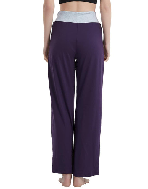 Load image into Gallery viewer, NEWCOSPLAY Women's Comfy Pajama Pants Casual Drawstring Wide Leg Size M
