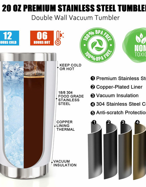 Load image into Gallery viewer, XgiftCreat 20oz Vacuum Insulated Travel Tumbler - Bonus Dad Gift Humor
